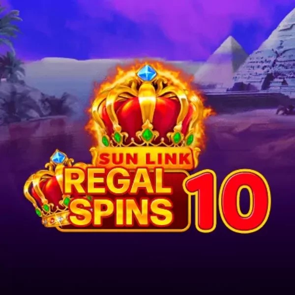 Regal Spins 10 online game logo by PatePlay on roulettinoo.gr