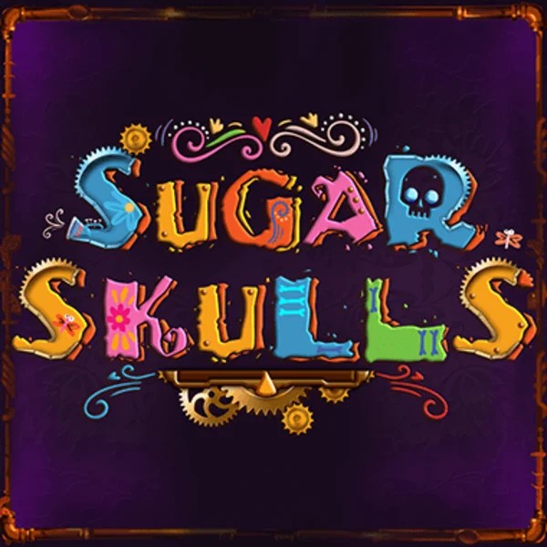Sugar Skulls online game logo by Booming Games on roulettinoo.gr